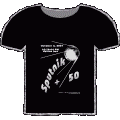 black Sputnik Commemorative T-Shirt, front