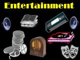 entertainment options, online games, movies, space music, interactive stories